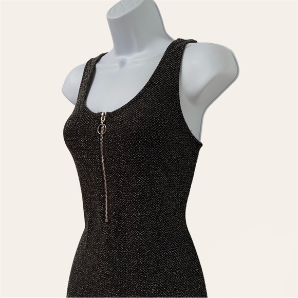 La Donna Shimmering Black sequin cocktail dress M - Picture 2 of 13